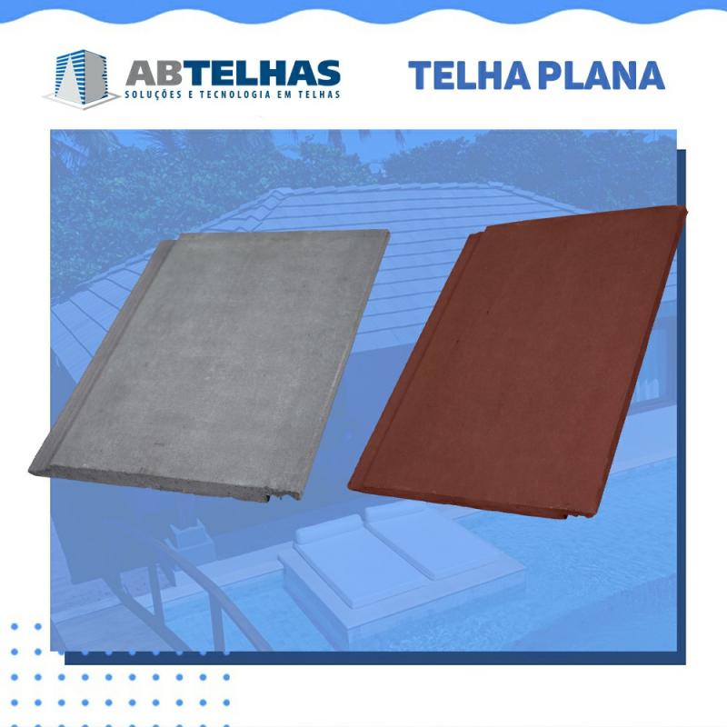 telha de concreto m2